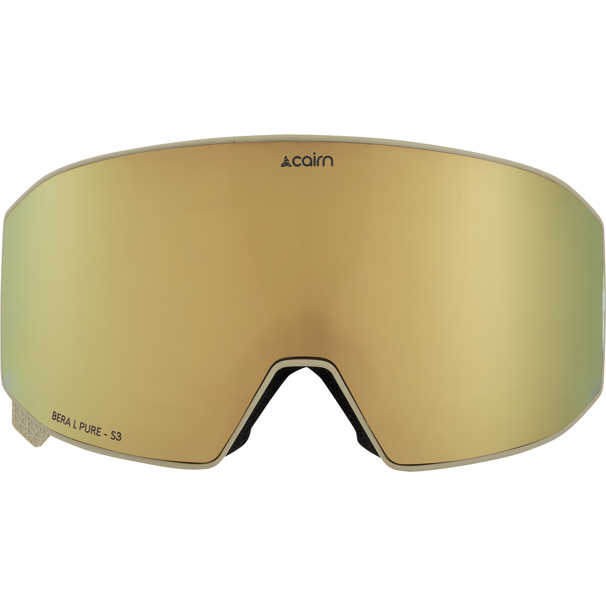 BERA L PURE LENS CLX3 MAT LIGHT KHAKI - LIGHT GOLD
