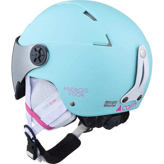 ANDROID VISOR J MAT TURQUOISE NEON PINK