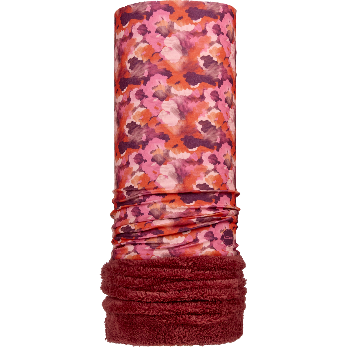 MALAWI POLAR PLUSH JUNIOR BURGUNDY FLOWER