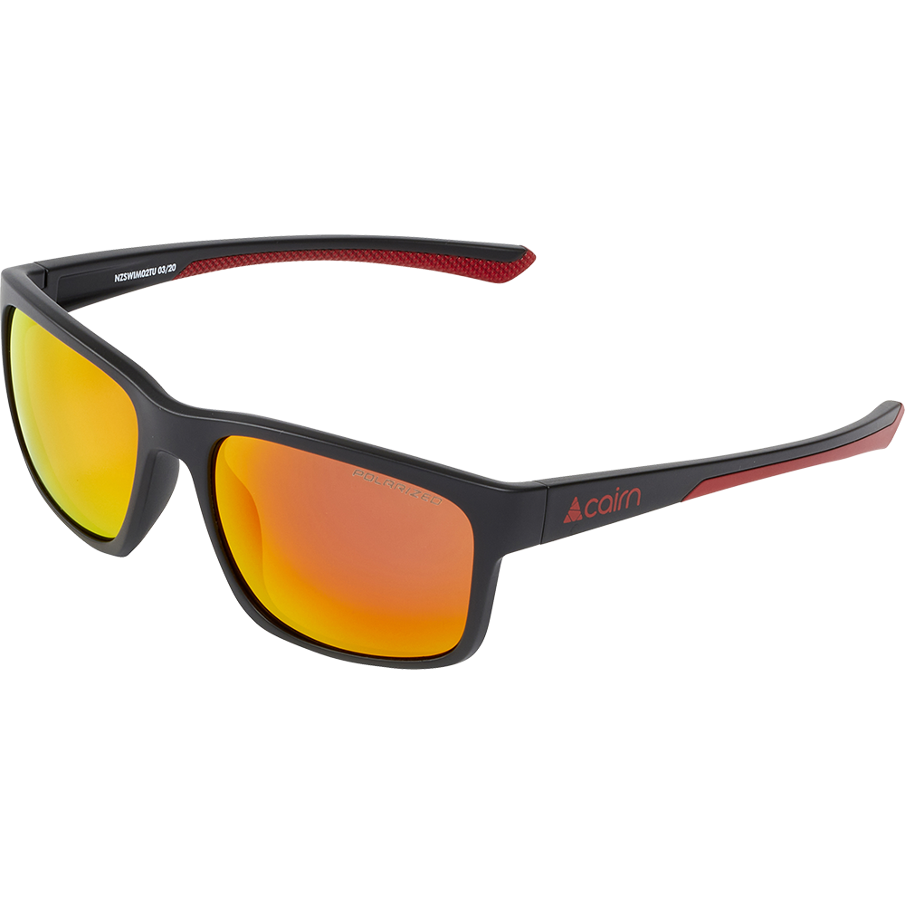 SWIM POLARIZED MAT BLACK RED