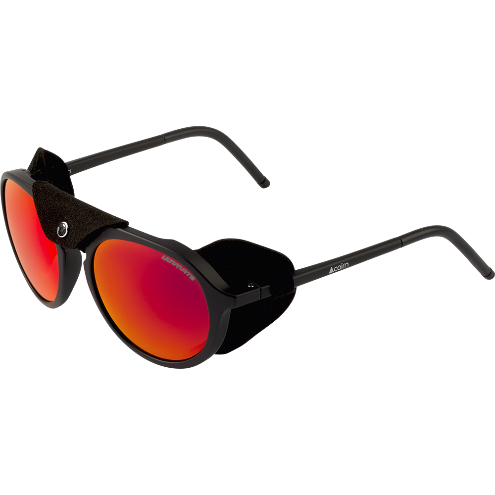 FUJI POLARIZED MAT BLACK RED