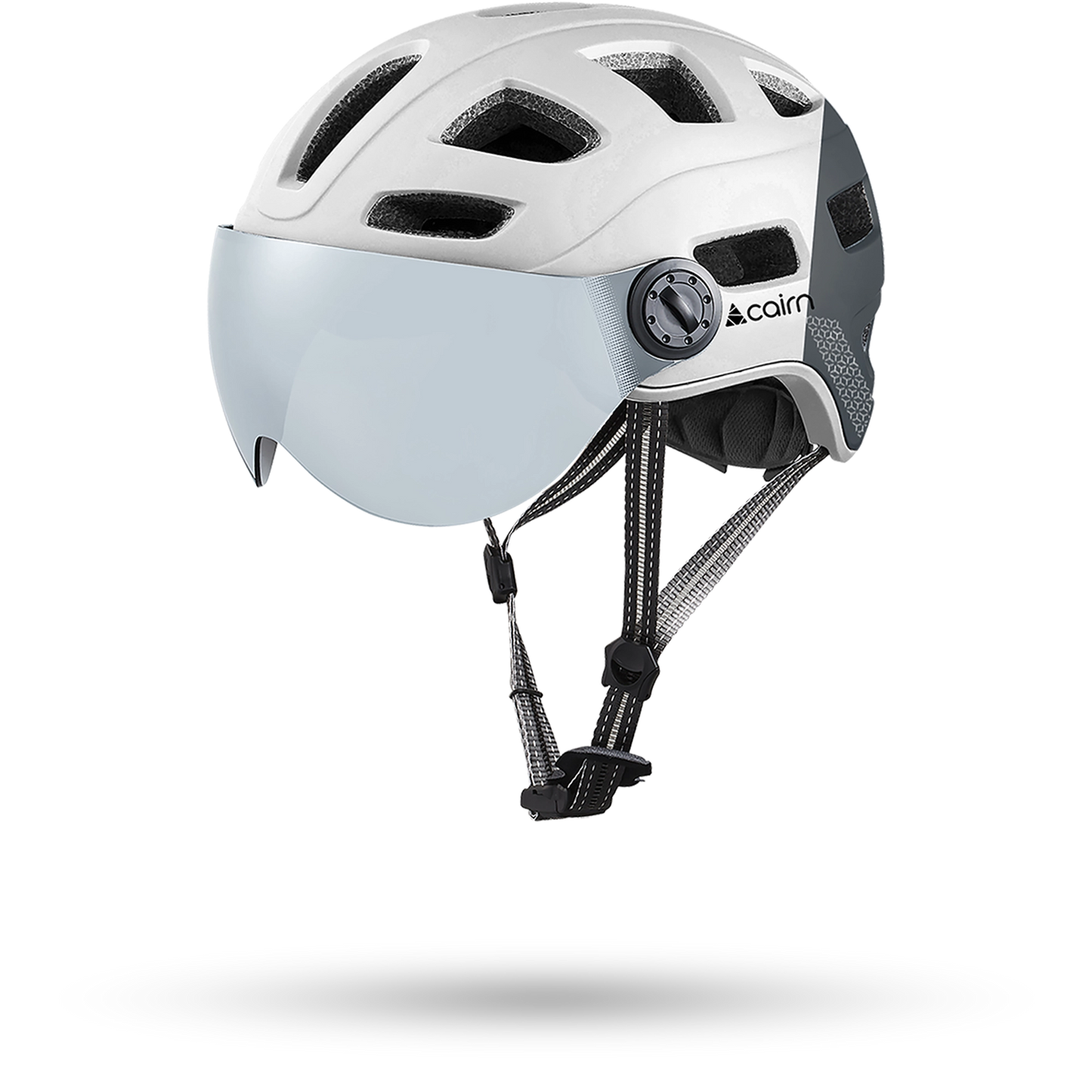 QUARTZ VISOR SHINY WHITE GREY