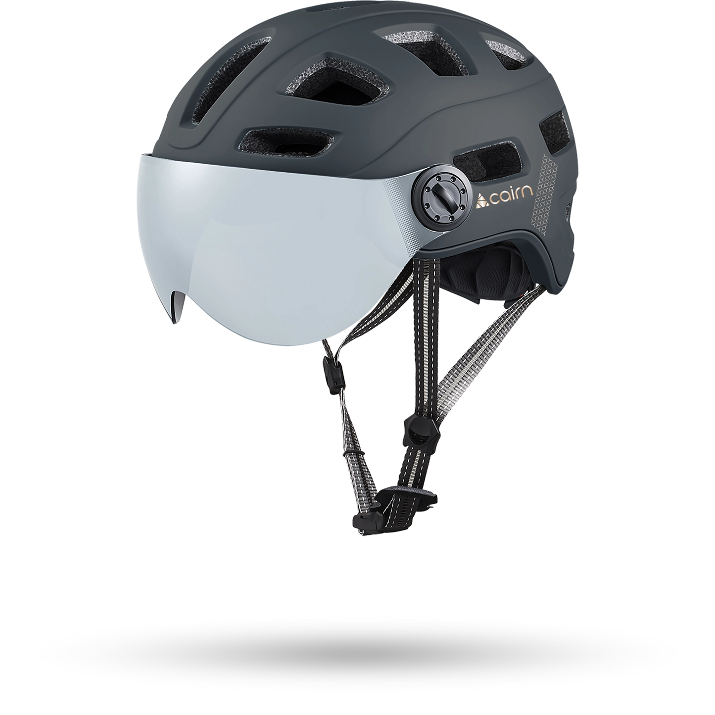 QUARTZ VISOR MAT BLACK GOLD