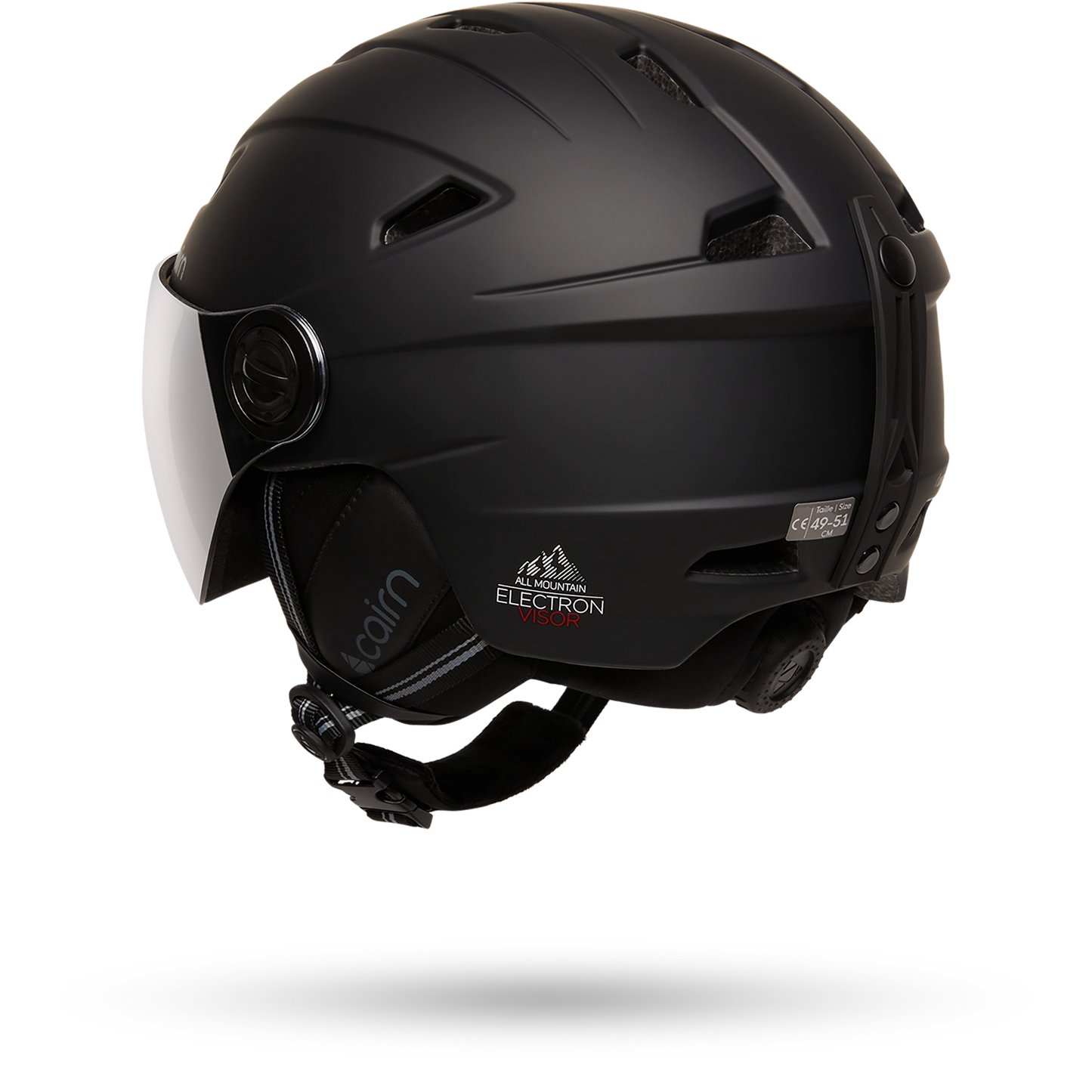 ELECTRON VISOR MAT BLACK