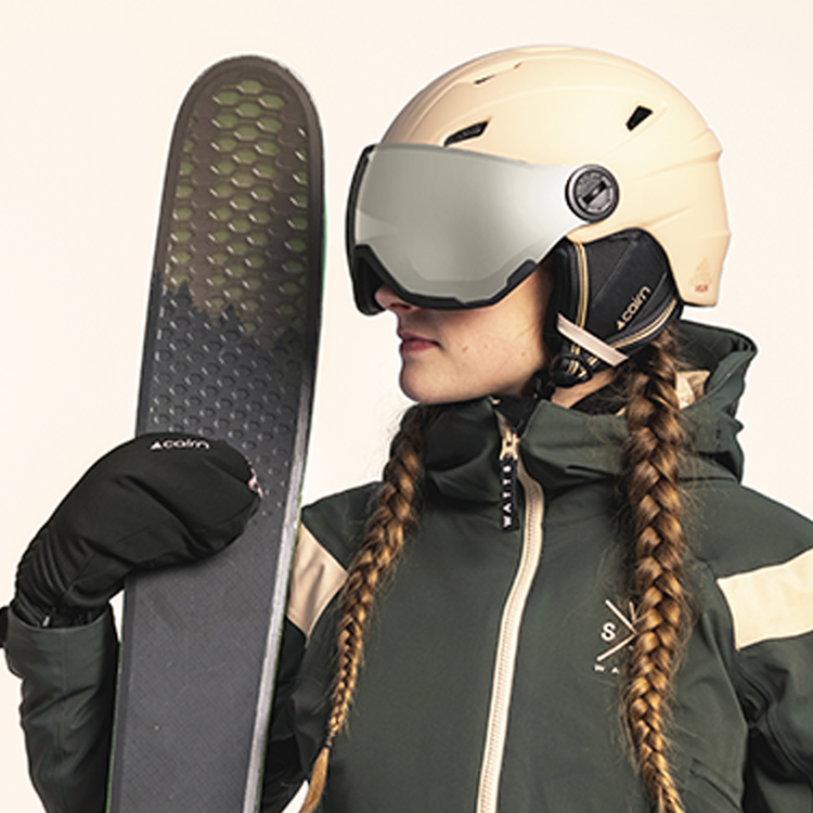 CAIRN ELECTRON VISOR NOIR MAT - Skihelm CAIRN ELECTRON VISOR NOIR MAT - Skihelm