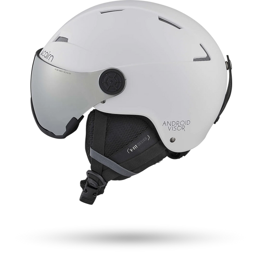 ANDROID VISOR MAT WHITE GRAY