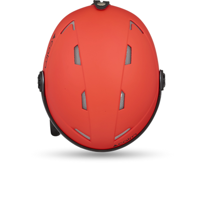 ANDROID VISOR J MAT BRIGHT RED