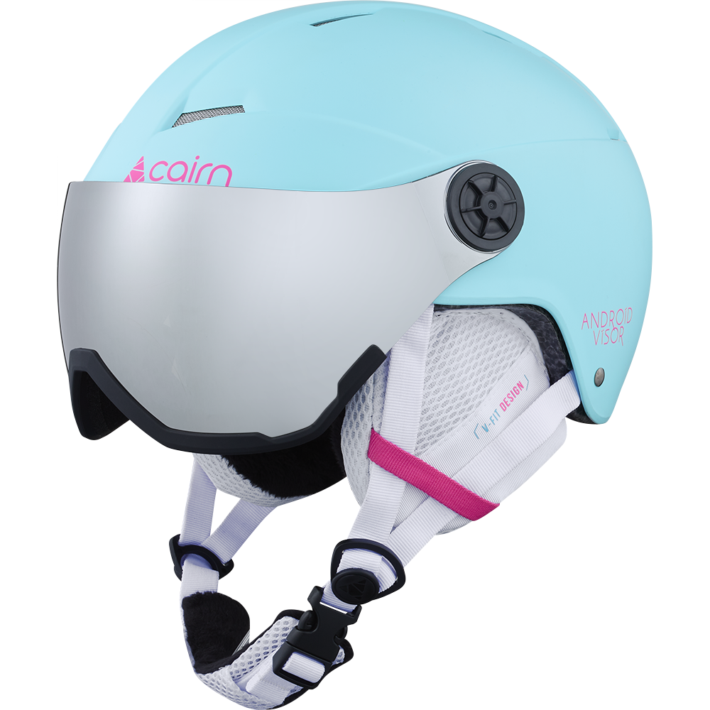 ANDROID VISOR J MAT TURQUOISE NEON PINK