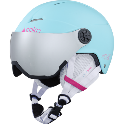 ANDROID VISOR J MAT TURQUOISE NEON PINK