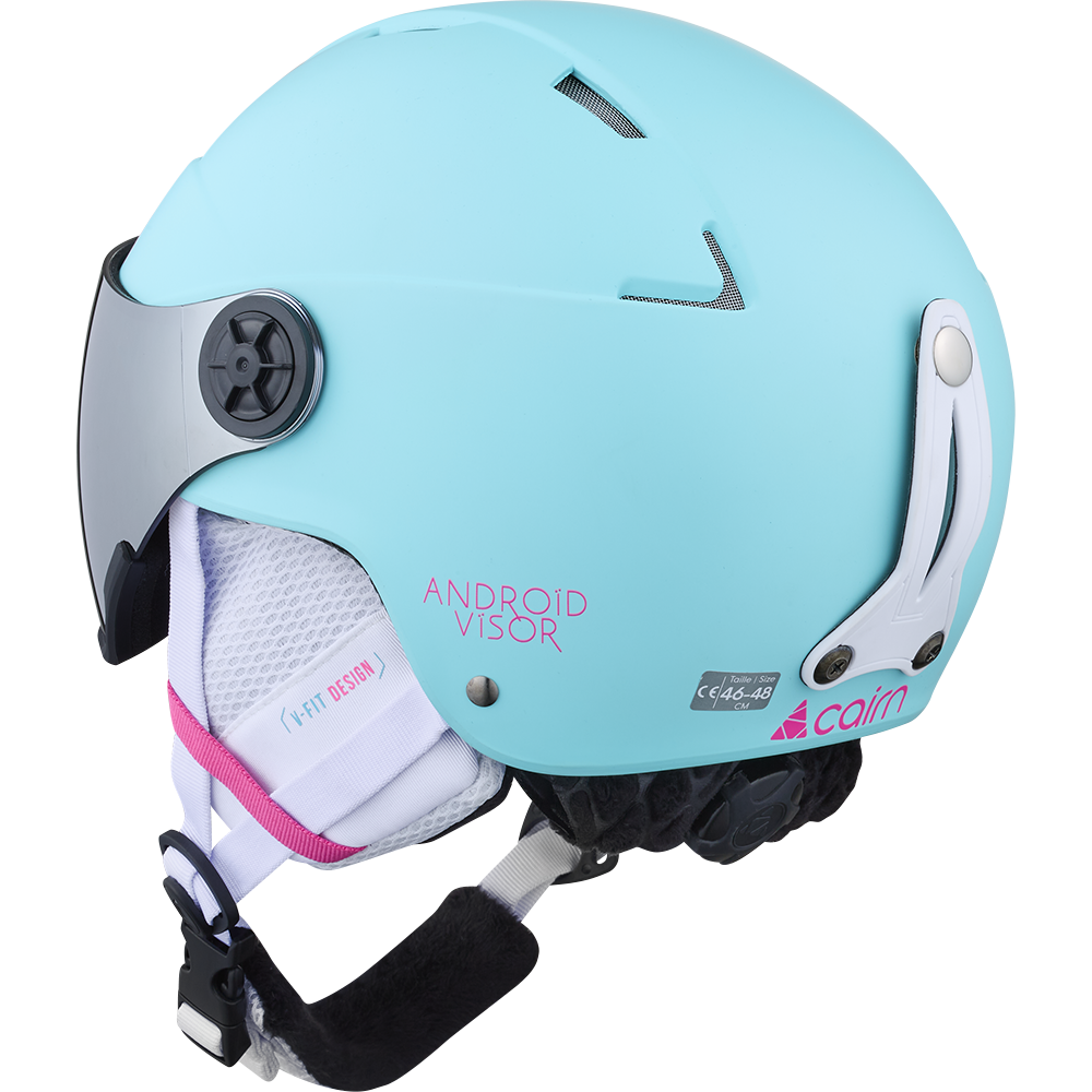 ANDROID VISOR J MAT TURQUOISE NEON PINK