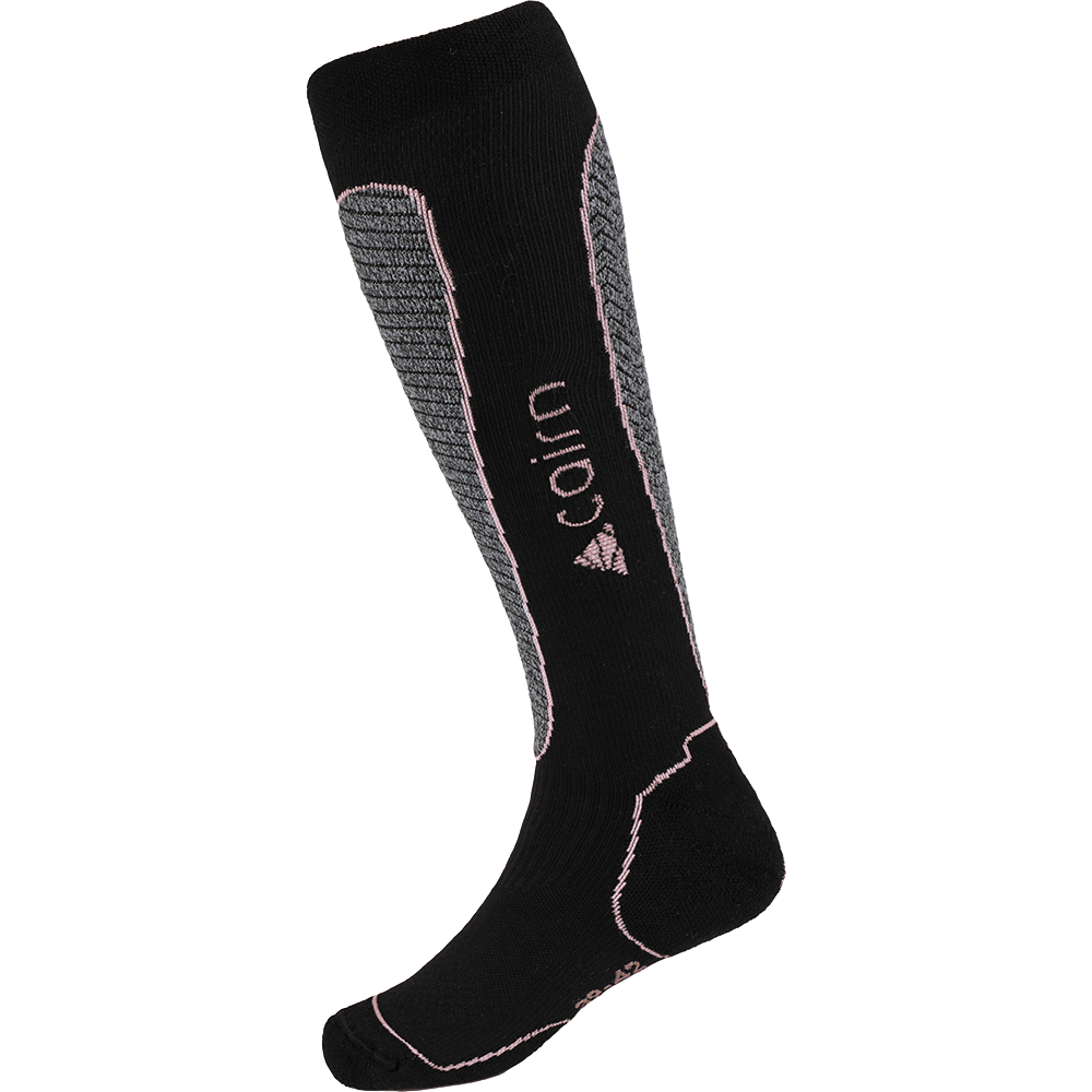 PRIMALOFT SOCKS BLACK POWDER PINK