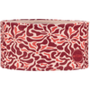 MALAWI HEADBAND BURGUNDY FLOWER