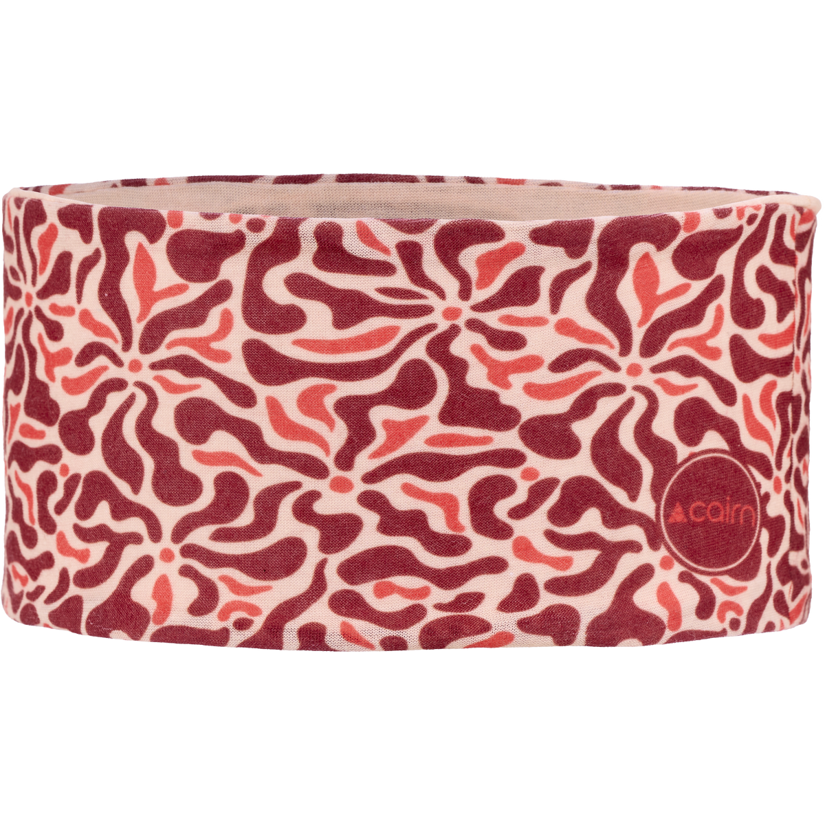 MALAWI HEADBAND BURGUNDY FLOWER
