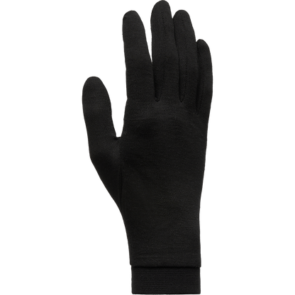 SILK GLOVES M BLACK