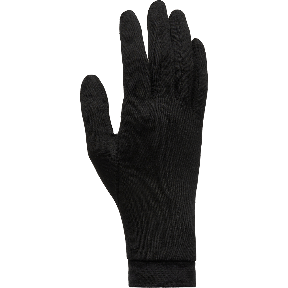SILK GLOVES J BLACK