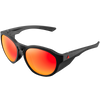 PERITO POLARIZED MAT BLACK RED